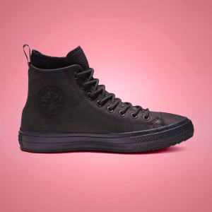 Botas Cuero Converse Chuck 70 Fleece-Forro Hombre Turquesa Oscuro / Negras | 356DWEKBC