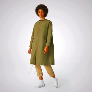 Chaquetas Converse Printed Packable Hooded Mujer Verde Multicolor | 967TKMGCX