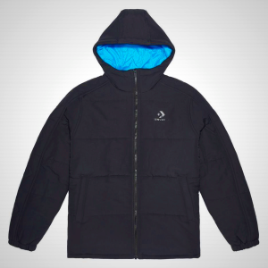 Chaquetas Converse Down Utility Hombre Negras | 052FJBDSN