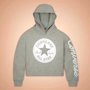 Sudadera Con Capucha Converse Chuck Taylor Patch Sherpa Sparkle Niños Negras | 974RWVAIE