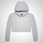 Sudadera Con Capucha Converse Sherpa Cropped Full-Zip Mujer Kaki | 182FARXPB