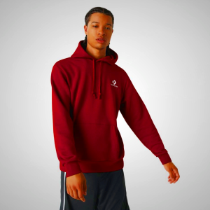 Sudadera Con Capucha Converse Mixed Media Full-Zip Hombre Gris | 561GBUSQK