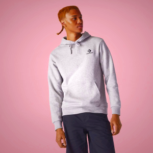 Sudadera Con Capucha Converse Mountain Club Patch Pullover Hombre Negras | 405XBZDTR