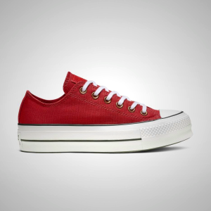 Zapatos Plataforma Converse Chuck Taylor All Star Final Frontier Mujer Rojas Oscuro / Blancas / Negr
